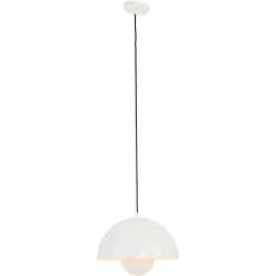 Pendellampe Limone Weiss glänzend B 30 cm