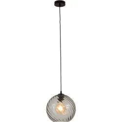 Pendellampe Jascha rauchgrau B 25 cm