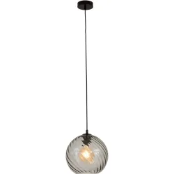 Pendellampe Jascha rauchgrau B 25 cm