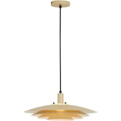 Pendellampe Tarim Metall kaki matt Ø 48cm E27