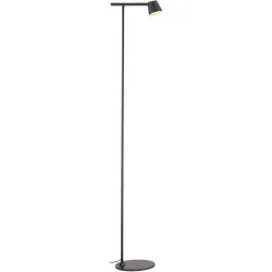 Stehlampe Flint Metall/ Acryl schwarz metallic 5W LED - LED - Stehlampe- LED Energiesparlampe
