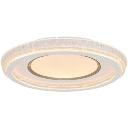 Deckenlampe Raja Metall/Acryl weiss Ø50cm 38W LED - LED - Deckenlampe- LED Energiesparlampe