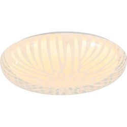 Deckenlampe Fleur Kunststoff/Metall weiss Ø 39cm 22W LED - LED - Deckenlampe- LED Energiesparlampe