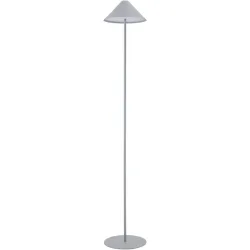 Stehlampe Jolien Metall/Acryl grau matt 4W LED - LED- LED Energiesparlampe