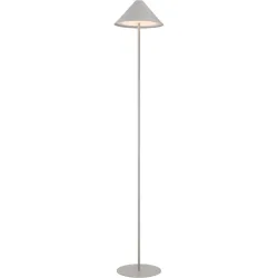 Stehlampe Jolien Metall/Acryl hellgrau matt 4W LED - LED- LED Energiesparlampe