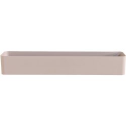 Spinder Design Wandregal Hesta Braun Stahl 52 cm 8 cm - Farbe: taupe - Wandregal