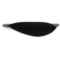 Spinder Design Wandregal Evan Schwarz Stahl 34 cm 10 cm - Wandregal