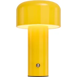 Tischlampe Beppa Kunststoff/Metall gelb glänzend 2W LED - LED- LED Energiesparlampe