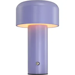 Tischlampe Beppa Kunststoff/Metall grauviolett 2W LED - LED- LED Energiesparlampe
