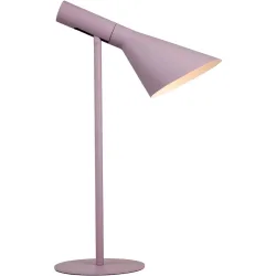Tischlampe Arles Metall aubergine matt E27