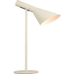 Tischlampe Arles Metall cremeweiss E27 - Farbe: cremeweiss matt