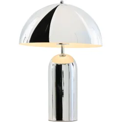 Tischlampe Campell Metall chrome glänzend Ø 28cm E27
