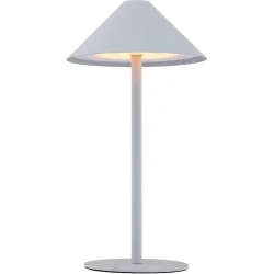 Tischlampe Jolien Metall hellgrau 2W LED - Farbe: hellgrau matt - LED - Material: Metall/Acryl- LED Energiesparlampe