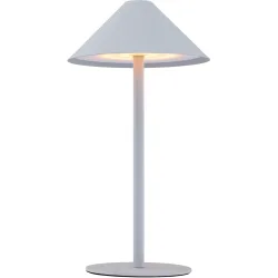 Tischlampe Jolien Metall hellgrau 2W LED - Farbe: hellgrau matt - LED - Material: Metall/Acryl- LED Energiesparlampe