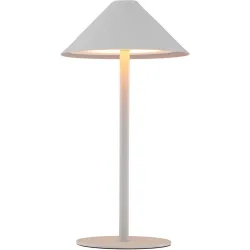 Tischlampe Jolien Metall grau matt 2W LED - LED - Material: Metall/Acryl- LED Energiesparlampe