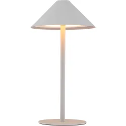 Tischlampe Jolien Metall grau matt 2W LED - LED - Material: Metall/Acryl- LED Energiesparlampe