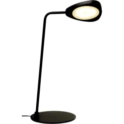 Tischlampe Samu schwarz matt Acryl H 39 cm 500 lm - LED- LED Energiesparlampe