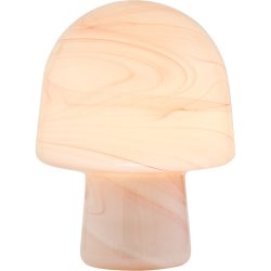 Tischlampe Forrest Metall/Glas hellrosa Ø 19.5cm E14 - Tischlampe