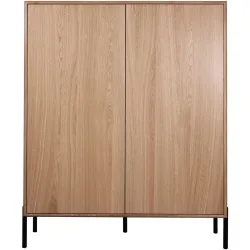 Highboard Vary Braun 45 cm 132 cm - Farbe: Holzfarbe - Highboard