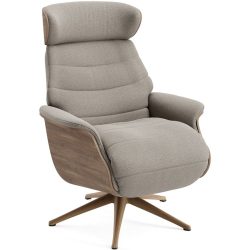 Relaxsessel Cam Beige Blech/Stoff 83 cm 88 cm - Farbe: Matino - 1030 Natural - Möbel Konfigurator: Traummöbel individuell zusammenstellen -