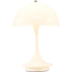 Louis poulsen Designer-Tischlampe Panthella Poymer beige 2.5W LED - LED - Material: Polymer- LED Energiesparlampe