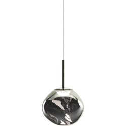 Tom Dixon Pendellampe Melt Kunststoff silber - Material: Polycarbonat - Pendellampe