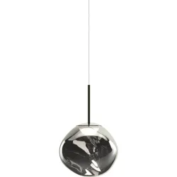 Tom Dixon Pendellampe Melt Kunststoff silber - Material: Polycarbonat - Pendellampe