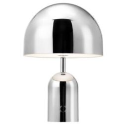 Tom Dixon Tischlampe Bell Kunststoff silber - LED - Lichtfarbe: Warmweiss - Tischlampe- LED Energiesparlampe