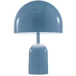 Tom Dixon Designer-Tischlampe Bell hellblau Kunststoff H 28 cm 160 lm - LED - Lichtfarbe: Warmweiss- LED Energiesparlampe