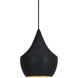 Tom Dixon Pendellampe Beat Fat Schwarz Messing - LED - Lichtfarbe: Warmweiss - Pendellampe- LED Energiesparlampe