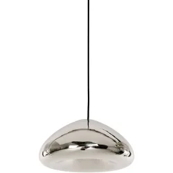 Tom Dixon Pendellampe Void Edelstahl - LED - Lichtfarbe: Warmweiss - Pendellampe- LED Energiesparlampe