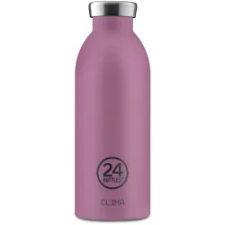 Thermosflasche 24 Bottles Rosa Edelstahl 20.5 cm - Farbe: mauve - Thermosflasche