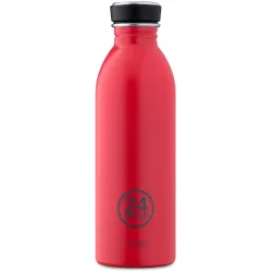 Trinkflasche 24 Bottles Rot Edelstahl 6.5 cm 6.5 cm 500 ml - Farbe: Hot Red - Trinkflasche