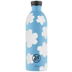 Trinkflasche 24 Bottles Blau Edelstahl 8 cm 8 cm 1000 ml - Farbe: Daydreaming - Trinkflasche