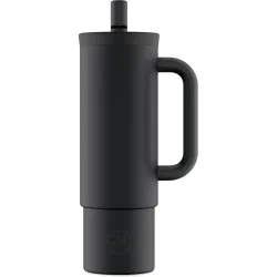 Thermobecher 24 Bottles Schwarz Edelstahl 24.5 cm - Farbe: schwarz matt - Thermobecher