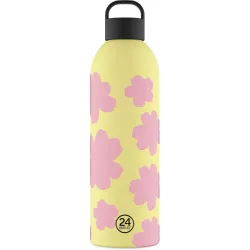 Thermosflasche 24 Bottles Rosa Edelstahl 32 cm - Farbe: Gelb/Rosa - Thermosflasche