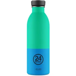 Trinkflasche 24 Bottles Blau Edelstahl 6.5 cm 6.5 cm 500 ml - Farbe: Wave - Trinkflasche