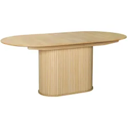 Esstisch ausziehbar Norma Braun Holzwerkstoff/MDF 180 cm Ausziehbar - Farbe: Eiche hell - Material: MDF/Holzwerkstoff - Esstisch ausziehbar