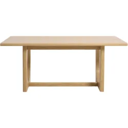 Esstisch Fredy Braun Holz 95 cm - Farbe: natur - Material: Eiche - Esstisch