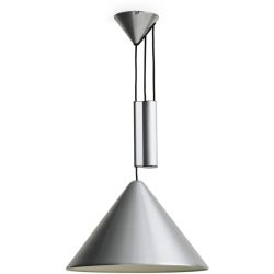 Designer-Pendellampe HAY Compass E27 aluminium D 16 cm - Farbe: Aluminium gebürstet - Designer-Pendellampe