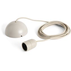 Designer-Pendellampenfassung HAY Common E27 beige - Farbe: beton grau - Lampenfassung
