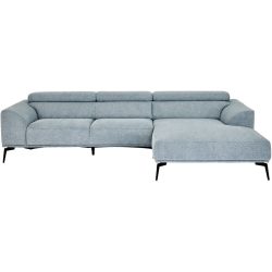 Sofa Verano Blau/Grau B 193 T 71 cm - Farbe: graublau - Sofa