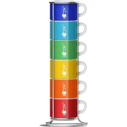 Bialetti - Tassen-Set, 65 ml, Multicolor
