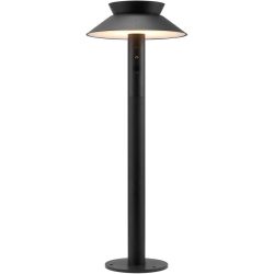 Solaraussenlampe Justina Metall schwarz - LED - Lichtfarbe: Warmweiss - Solaraussenlampe- LED Energiesparlampe