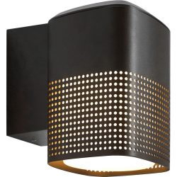 Wandlampe aussen Sidara Aluminium schwarz - Wandlampe aussen