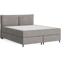 Boxspringbett Sørensen 180 x 200 cm - Farbe: Cyber - 12 Taupe - Möbel Konfigurator: Traummöbel individuell zusammenstellen - Boxspringbett