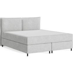 Boxspringbett Sørensen 180 x 200 cm - Farbe: Cyber - 40 Ashgrey - Möbel Konfigurator: Traummöbel individuell zusammenstellen - Boxspringbett