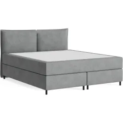 Boxspringbett Sørensen 180 x 200 cm - Farbe: Cyber - 87 Slate - Möbel Konfigurator: Traummöbel individuell zusammenstellen - Boxspringbett