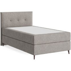 Boxspringbett Sørensen 120 x 200 cm - Farbe: Line - 12 Taupe - Möbel Konfigurator: Traummöbel individuell zusammenstellen - Boxspringbett