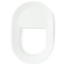 Spinder Design Haken Manta Weiss Stahl 15.3 cm - Haken